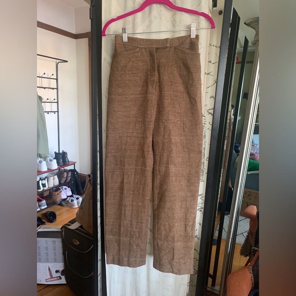 Richard Tyler Couture Raw Silk pants vintage - Picture 6 of 6